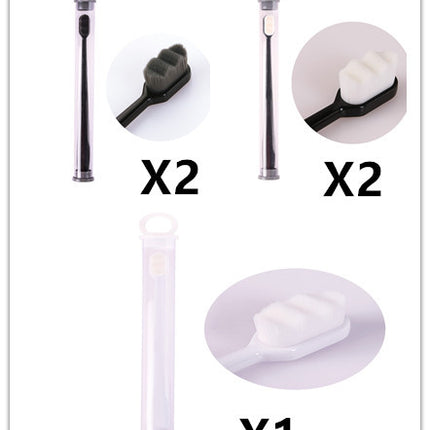 Ultra-fine Toothbrush Super Soft Bristle Deep Cleaning Brush Portable For Oral Care Tools Teeth Care Oral Cleaning Travel - 𝓢𝓱𝓸𝓹𝓵𝓮𝓬𝔂