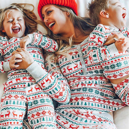 Christmas Pajamas Family Matching New Year Father Mother Kids Baby Look Clothes Set Dad Mom And Daughter Son Pyjamas Outfit - 𝓢𝓱𝓸𝓹𝓵𝓮𝓬𝔂