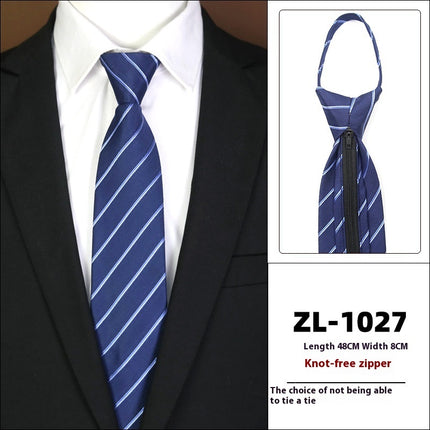Men's Formal Wear Business Zipper Tie-free - 𝓢𝓱𝓸𝓹𝓵𝓮𝓬𝔂