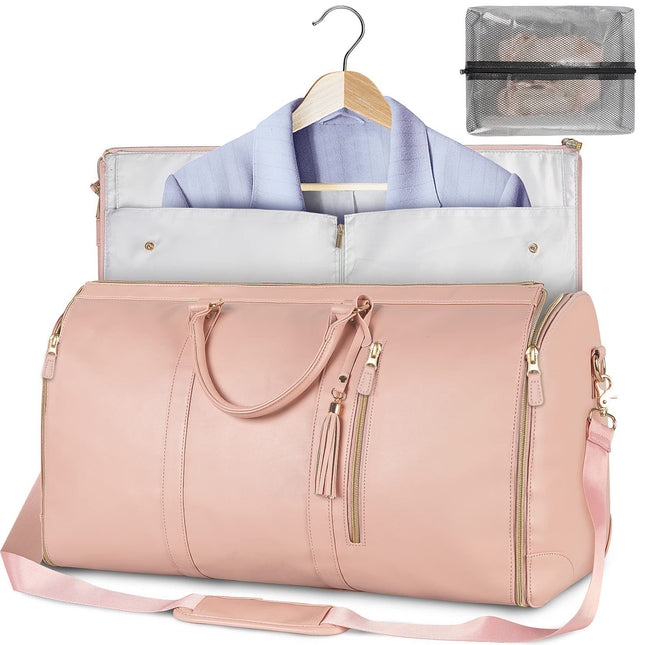Large Capacity Travel Duffle Bag Women's Handbag Folding Suit Bag Waterproof Clothes Totes - 𝓢𝓱𝓸𝓹𝓵𝓮𝓬𝔂