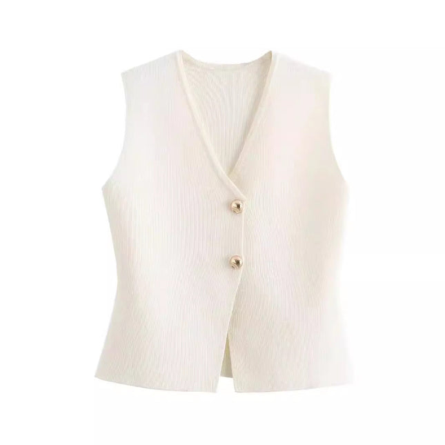 Women's V-neck Backless Printed Long-sleeved Top 