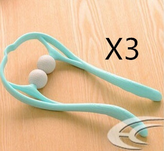 Plastic Pressure Point Therapy Neck Massageador Massagem Relieve Hand Roller Neck Massager For Neck Shoulder Trigger Point - 𝓢𝓱𝓸𝓹𝓵𝓮𝓬𝔂