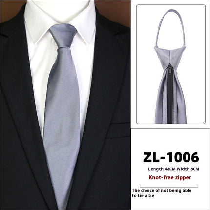 Men's Formal Wear Business Zipper Tie-free - 𝓢𝓱𝓸𝓹𝓵𝓮𝓬𝔂