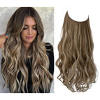 Brown ash blond reflection