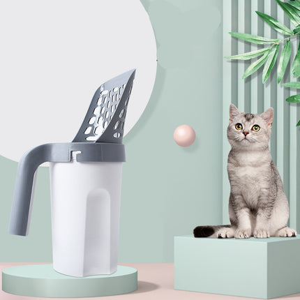 Plastic Cat Litter Scoop Pet Care Sand Waste Scooper Shovel Hollow Cleaning Tool - 𝓢𝓱𝓸𝓹𝓵𝓮𝓬𝔂