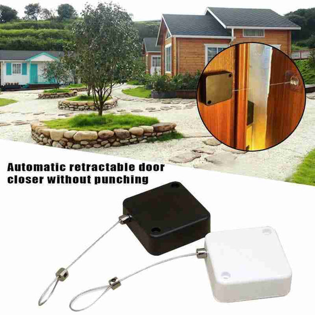 Automatic Door Closer Punch-Free Soft Close Door Closers For Sliding Door Glass Door 500g-1000g Tension Closing Device - 𝓢𝓱𝓸𝓹𝓵𝓮𝓬𝔂
