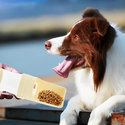 2 In 1 Travel Dog Water Bottle Pet Water Dispenser Feeder Drinking Feeder Dog Outing Water Feeder Pets Outdoor Portable Cup Pet Products - 𝓢𝓱𝓸𝓹𝓵𝓮𝓬𝔂