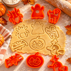 Halloween Cookie Cutter Set | 6-Piece 3D Printed
