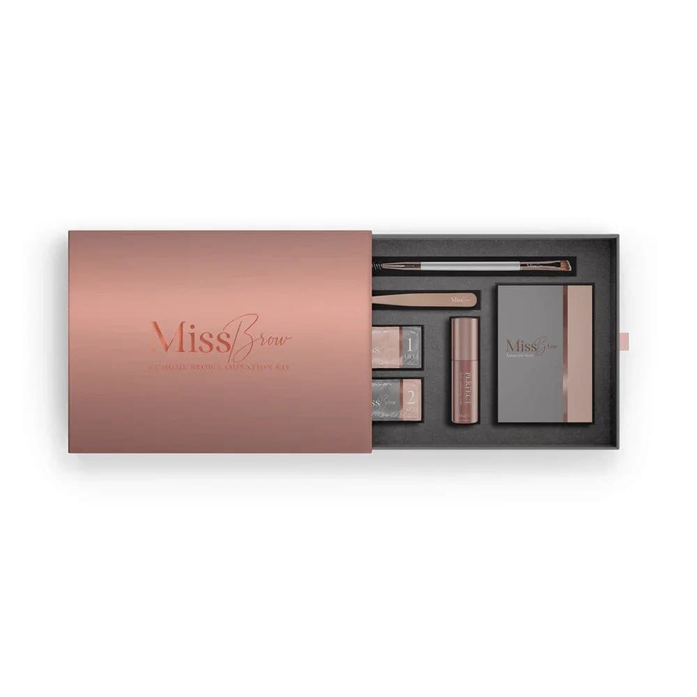 At-Home Brow Lamination Gift Kit with Tools & Aftercare Serum