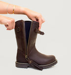 Hudson Mid Waterproof Boots - Chocolate