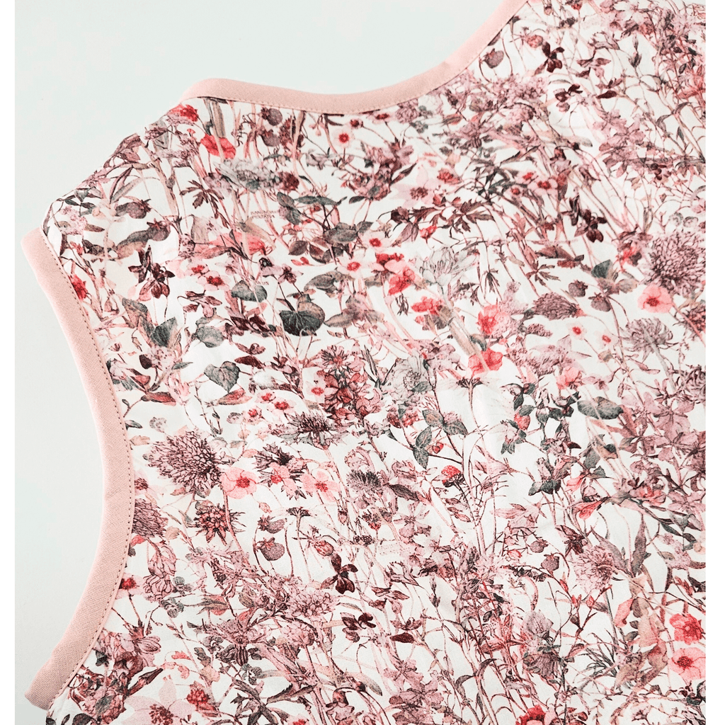 Kids Stylish Vest Pink Rosablomst