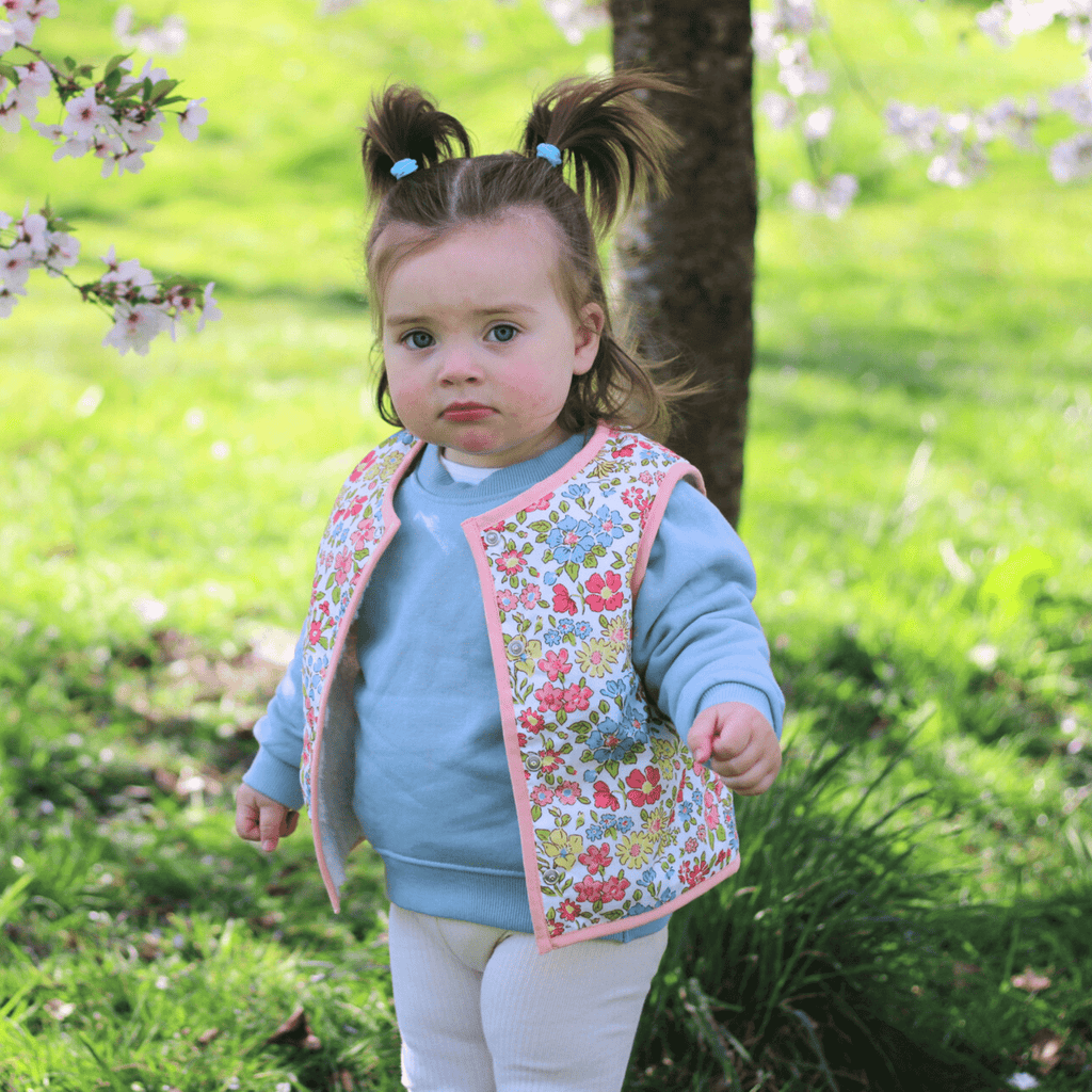 Kids Stylish Vest - Spring Floral