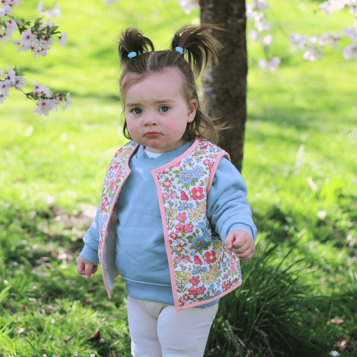 Kids Stylish Vest - Spring Floral