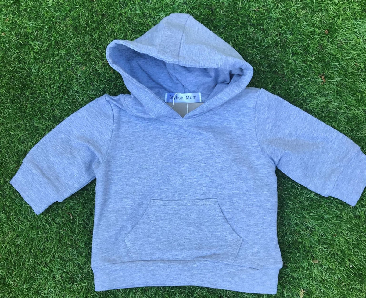 Light Grey Stylish Kid Hoodie