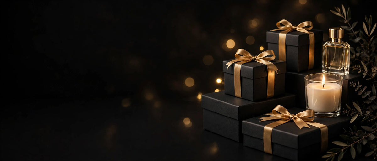 Black Friday at SHOPLECY — premium gifts and seasonal products on a dark background