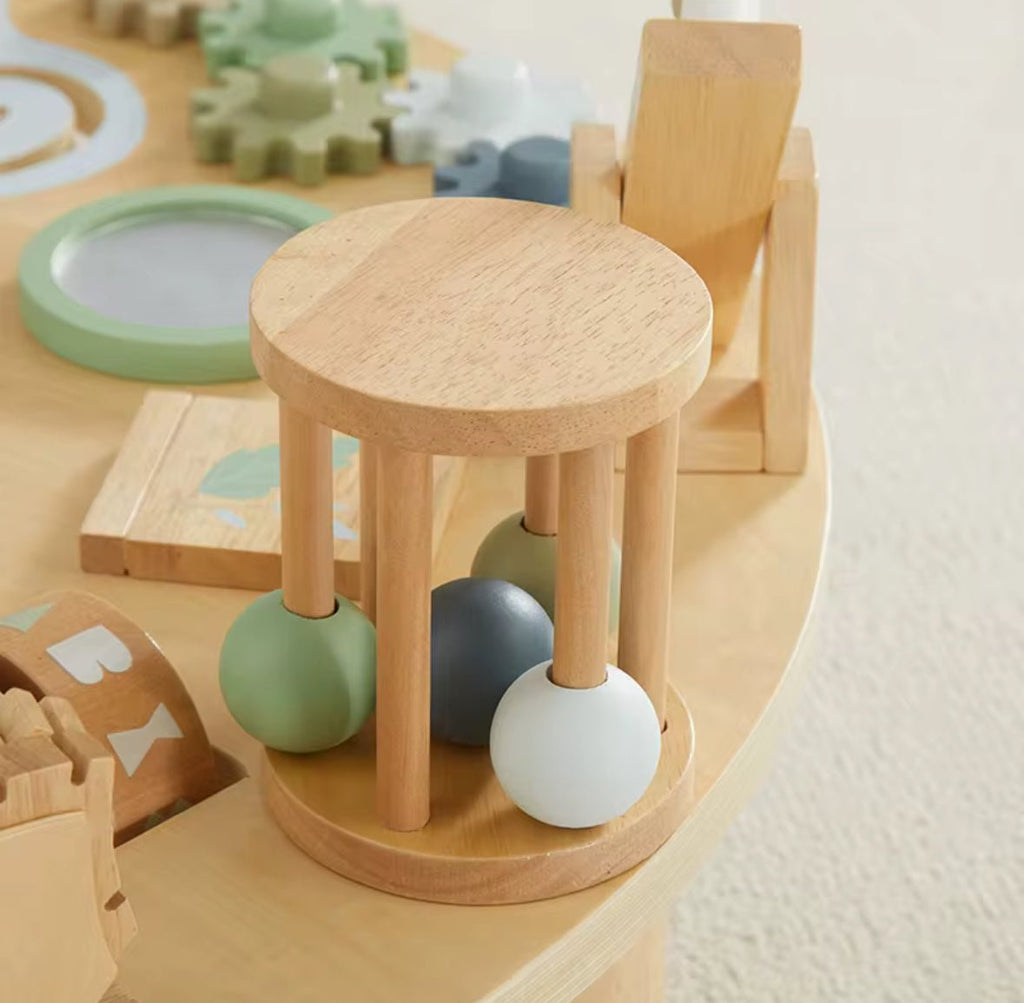 Montessori Wooden Activity Table