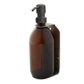Nickel Single Wall Mounted Soap Dispenser