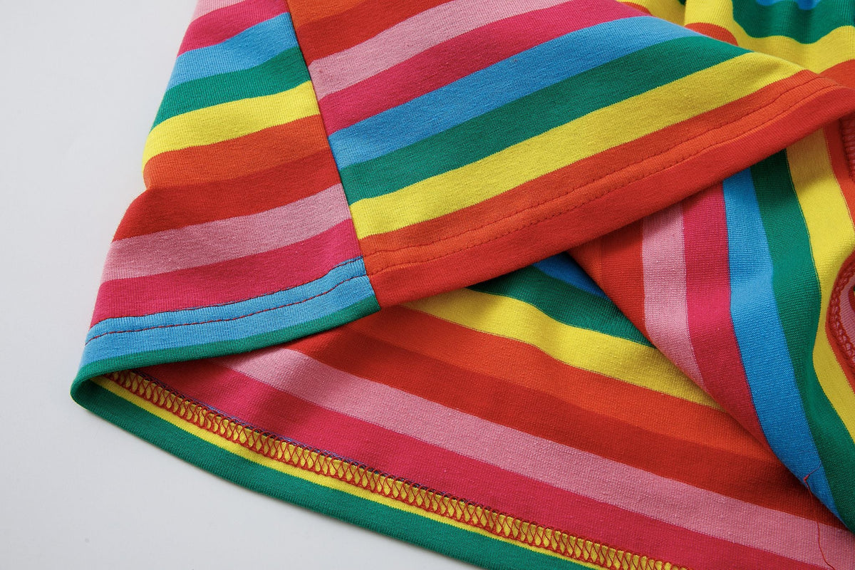 Rainbow Cotton Dress | Baby Toddler Child