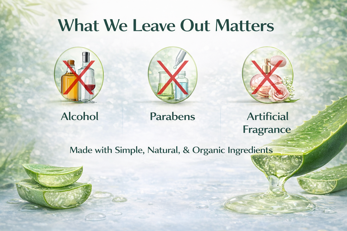 Aloe Vera Gel 300g Bottle – Face, Body & Hair | Ammuri