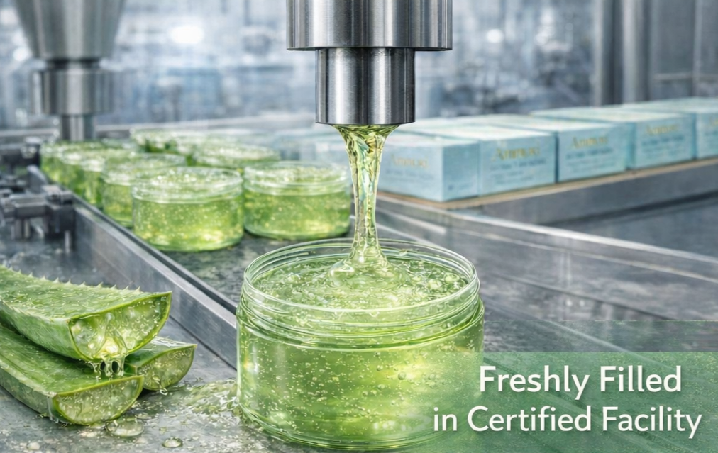 Aloe Vera Gel 300g Jar – Face, Body & Hair | Ammuri