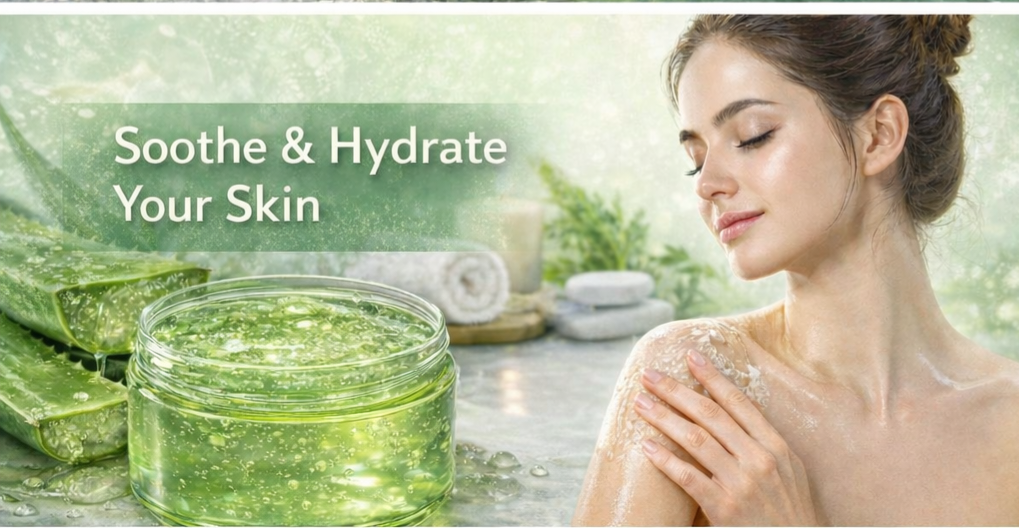 Aloe Vera Gel 300g Jar – Face, Body & Hair | Ammuri