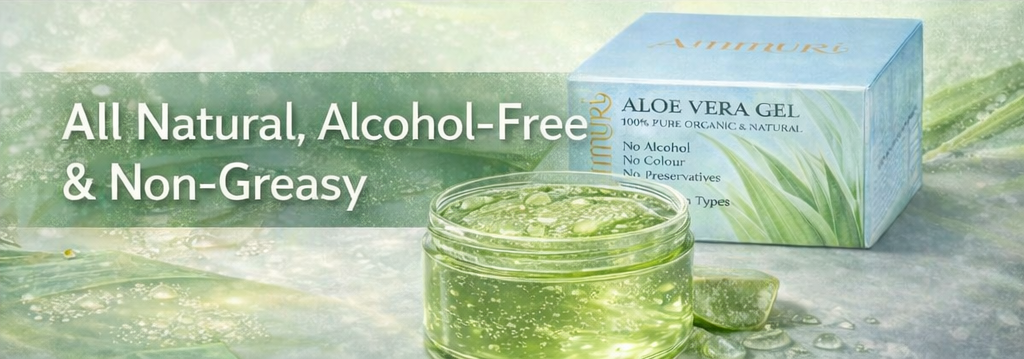 Aloe Vera Gel 300g Jar – Face, Body & Hair | Ammuri