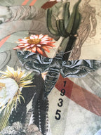 Sage Green Luxury Silk Pocket Square and tie men's Gift set 'Mirage' design inspired by Arizona Desert