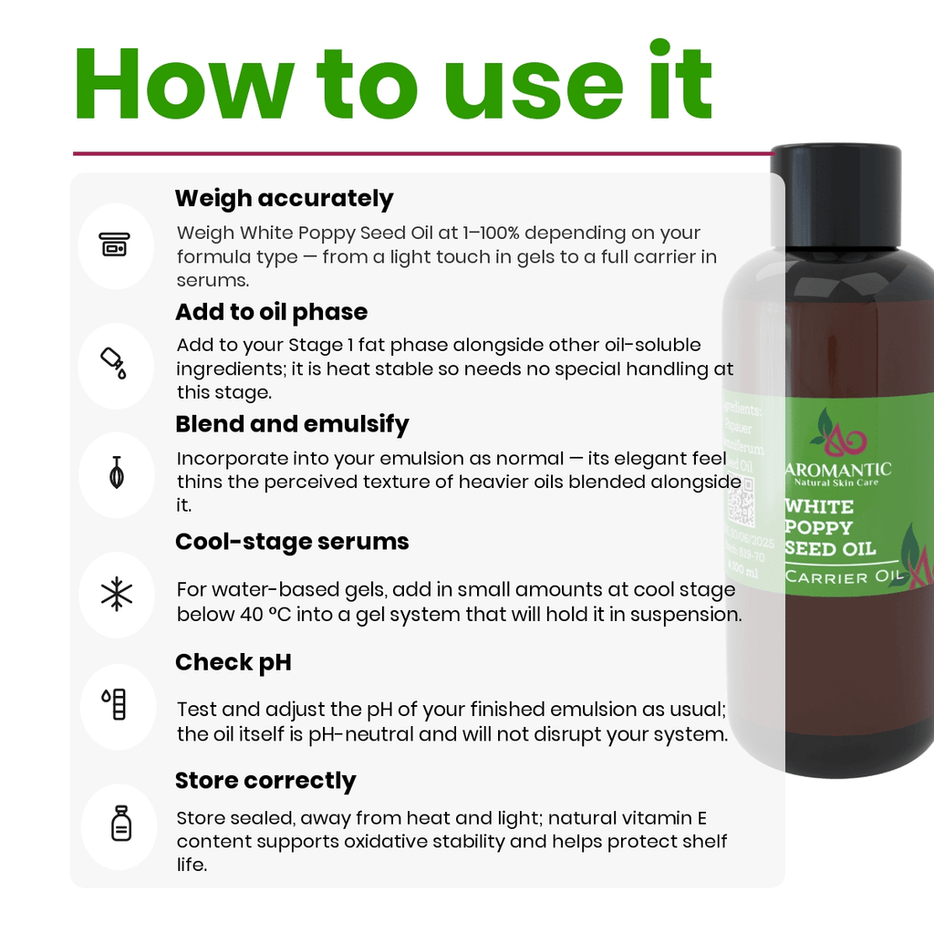 White Poppy Seed Oil