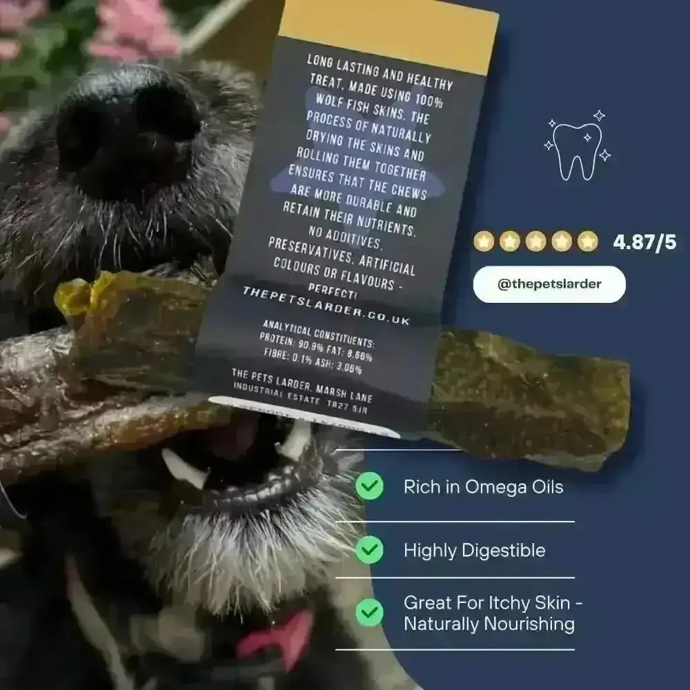 Wolf Fish Stick Chew Large Chew For Dogs