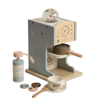 Wooden Coffee Maker Toy Set – Blue